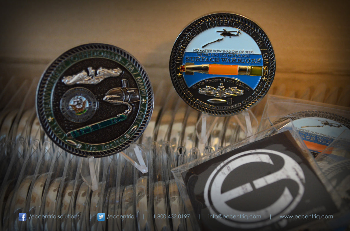 U.S. Navy Torpedoman's Mate Challenge Coin