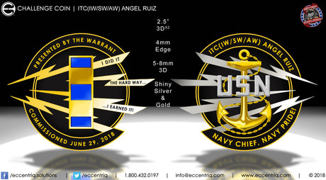 ITC Angel Ruiz Commissioning Challenge Coin