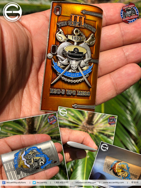 HSC-3 CPO Mess Challenge Coin