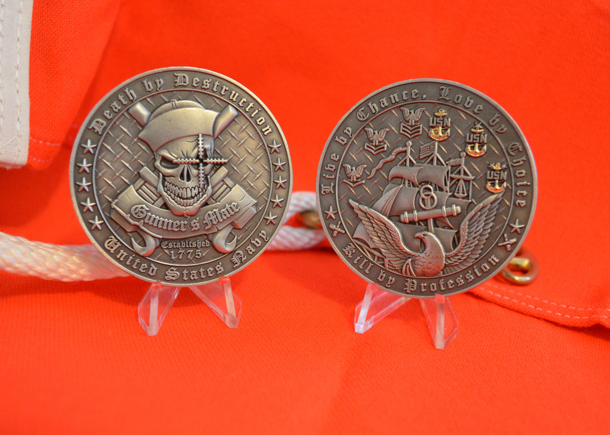 [GNR] Death By Destruction Challenge Coin - DIXIE CUP