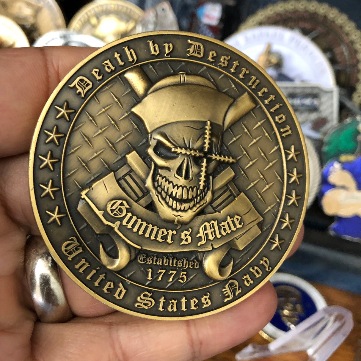 [GNR] Death By Destruction Challenge Coin - DIXIE CUP
