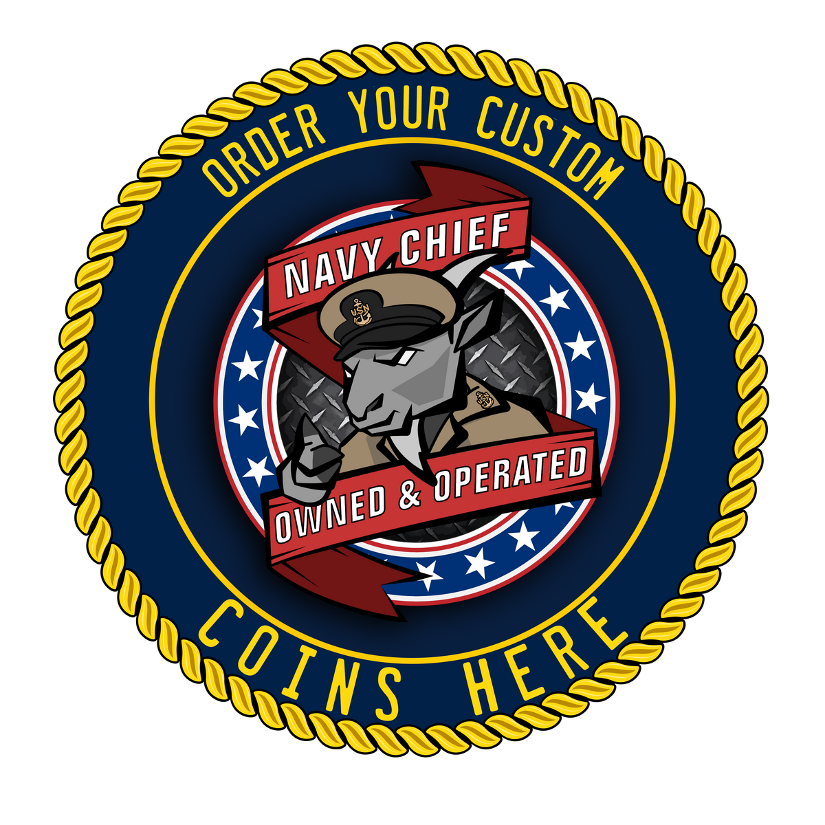 Custom Challenge Coins by Command Emblematic Sales (Retainer Deposit ...