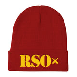 [GNR] RSO Knit Beanie (Yellow Embroidery)