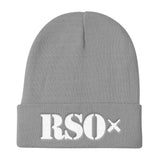 [GNR] RSO Knit Beanie (White Embroidery)