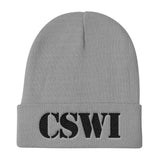 [GNR] CSWI Knit Beanie (Black Embroidery)