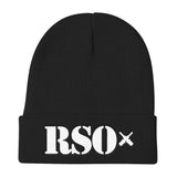 [GNR] RSO Knit Beanie (White Embroidery)