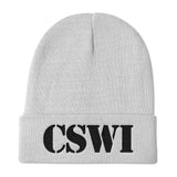 [GNR] CSWI Knit Beanie (Black Embroidery)