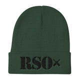 [GNR] RSO Knit Beanie (Black Embroidery)