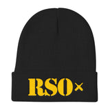 [GNR] RSO Knit Beanie (Yellow Embroidery)