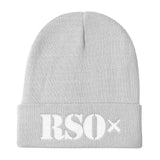 [GNR] RSO Knit Beanie (White Embroidery)