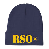 [GNR] RSO Knit Beanie (Yellow Embroidery)