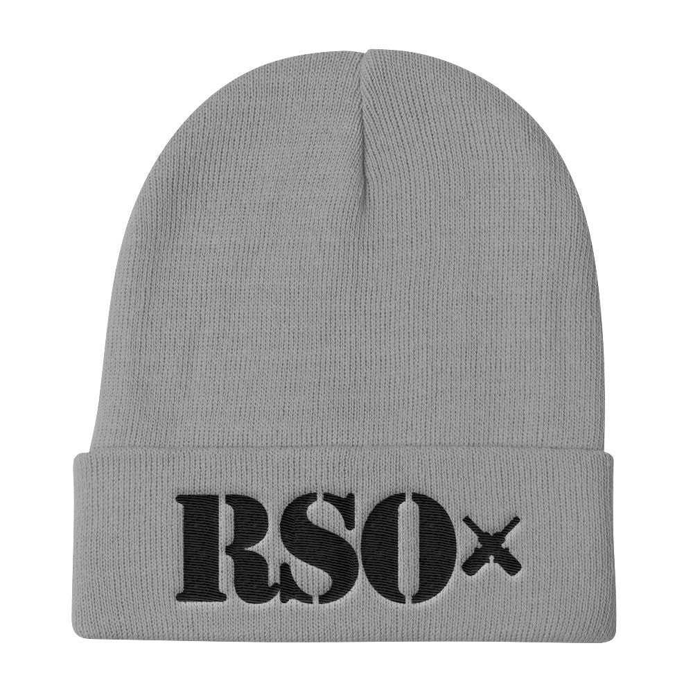 [GNR] RSO Knit Beanie (Black Embroidery)